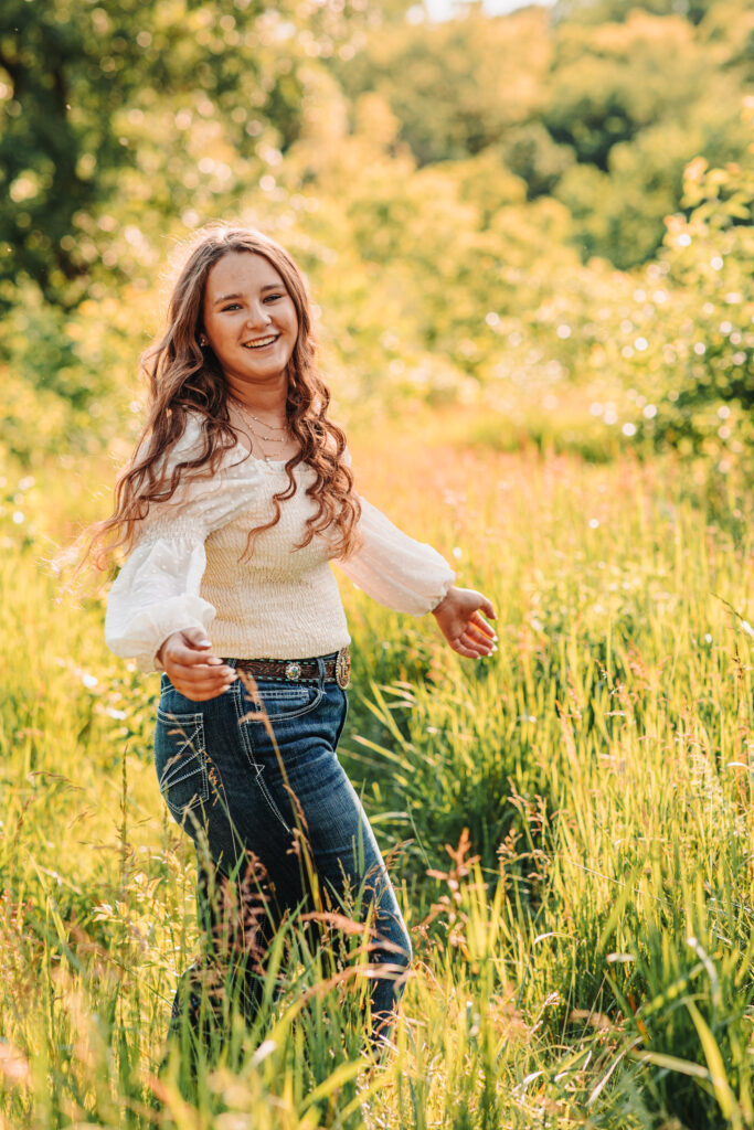 Final moments of the session with Megan and her horses before the rain